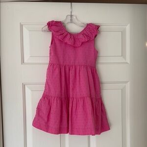 Luli & Me Pink Ruffled Tiered Sundress